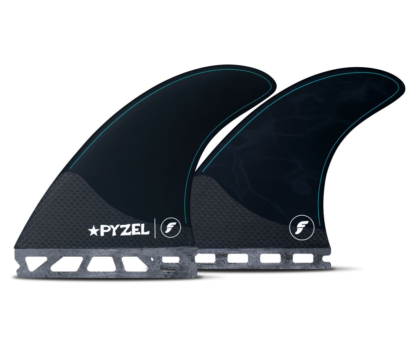 Buy the Futures Pyzel 5-Fin M Black Surfboard Fin Online Now
