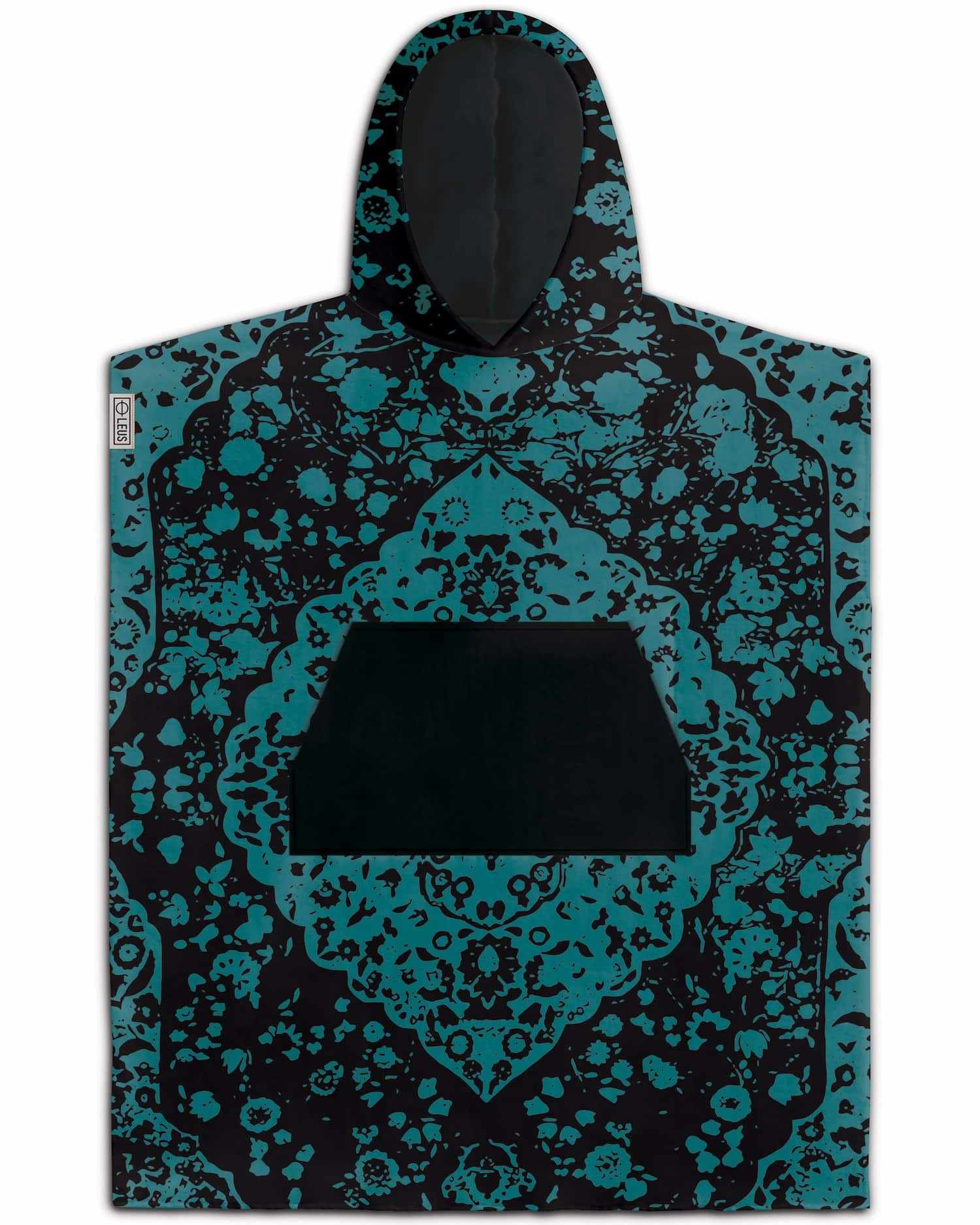 Buy the LEUS Towels Conner Coffin Eco Poncho Blue Online Now