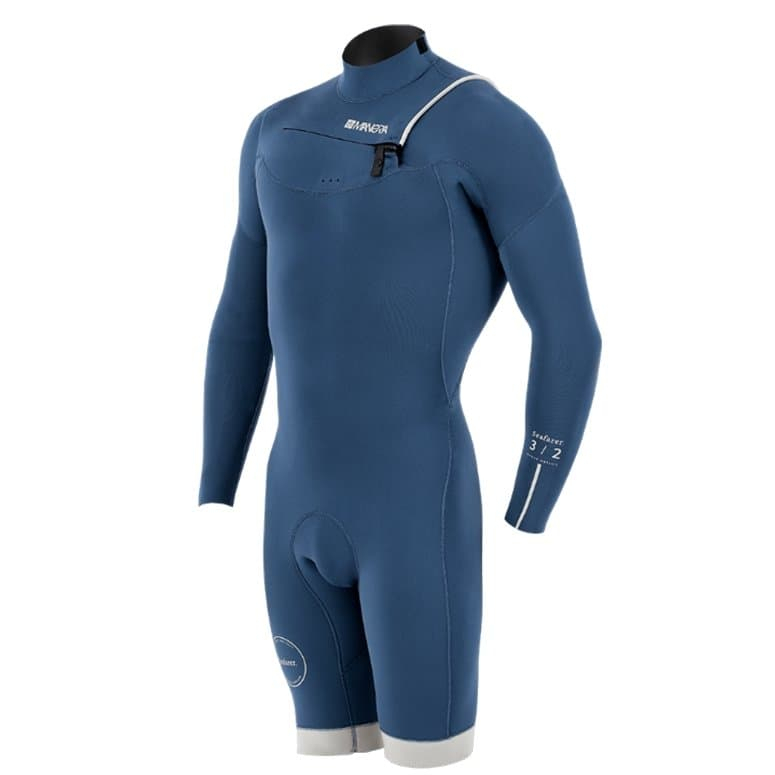 Buy the Manera Seafarer Shorty Hybrid 3/2 Blue Online Now | Boardcave
