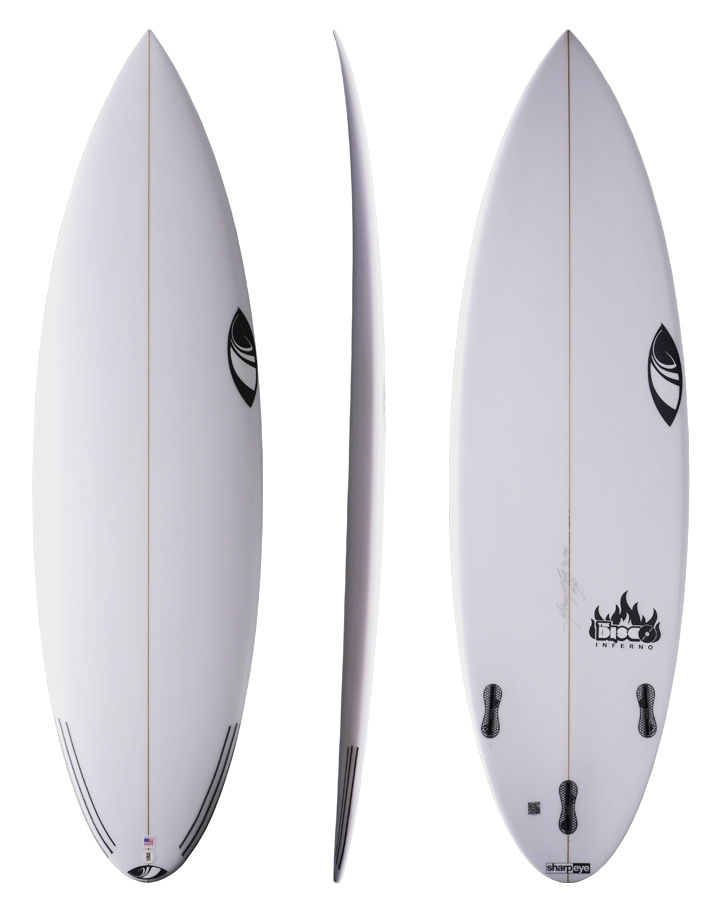 Buy the Sharp Eye Disco Inferno 5ft 10in Surfboard Online Now