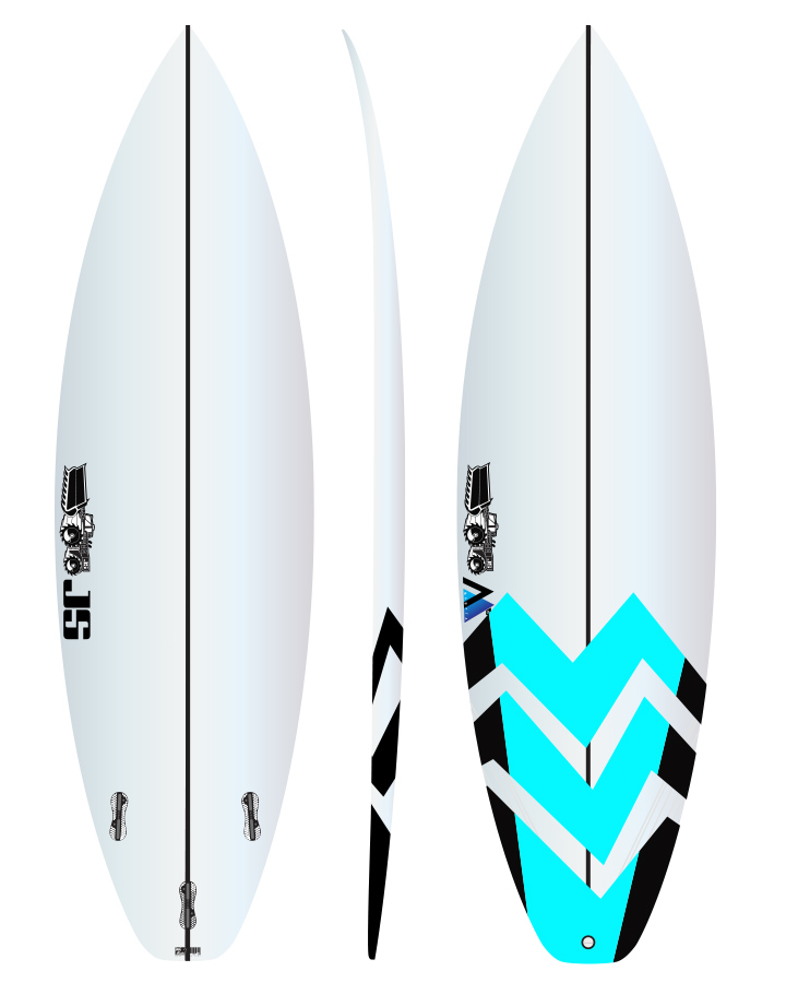 Buy the JS Industries Psycho Nitro HYFI 5ft 10in Surfboard Online