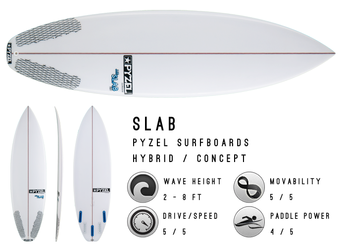 the slab by pyzel surfboards